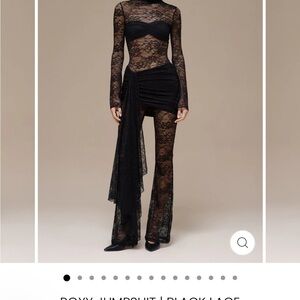 Elegant Black Lace Jumpsuit